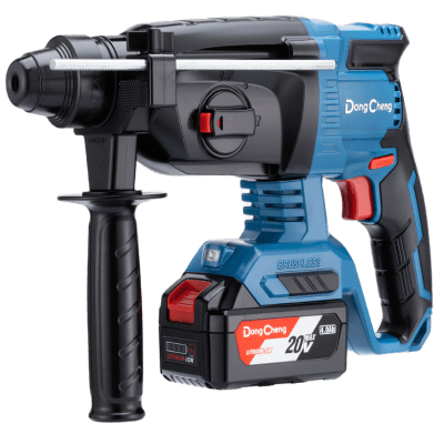 Martillo perforador inalámbrico SDS-PLUS, Incluye 2 Baterías 20V, 4.0 Ah, Cargador y Estuche