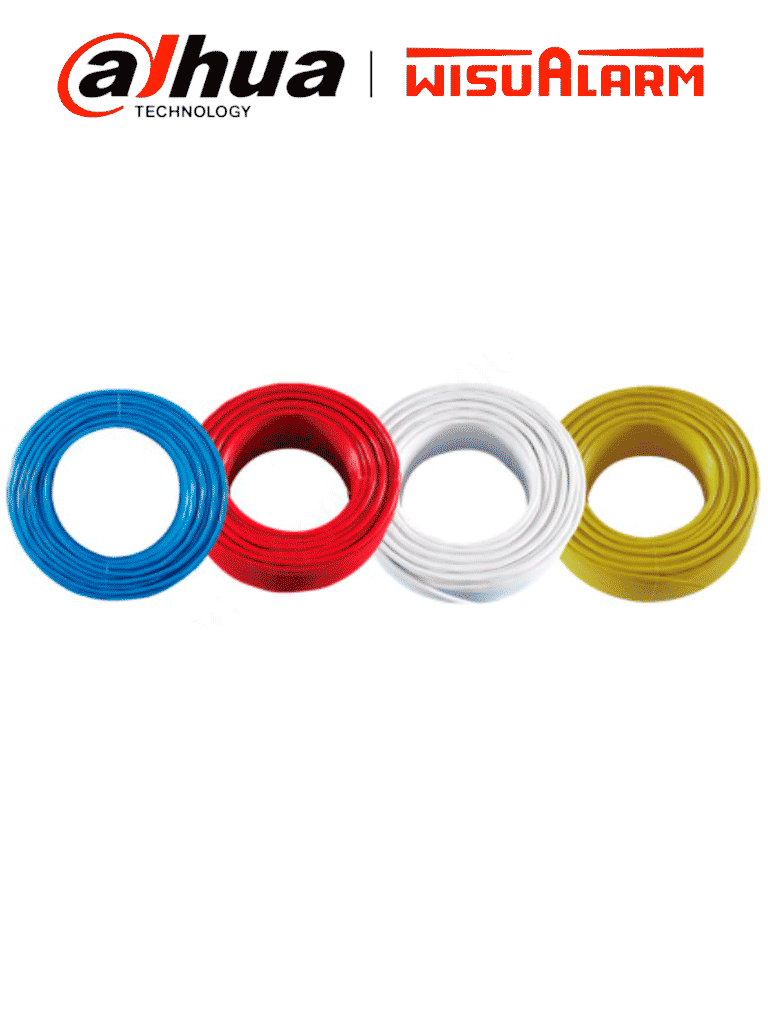 DAHUA WISUALARM DHI-HY-TSC-40DA-68-200 - Cable de detección de calor lineal (convencional), Color Azul, Acero, Temperatura de alarma de 68°C, 200 metros