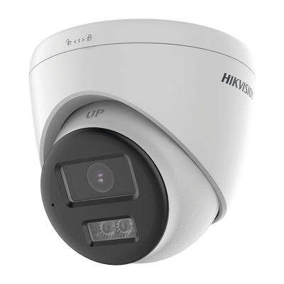 [Audio Bidireccional + Sirena & Estrobo + Dual Light + ColorVu] Turret TURBOHD 4K (8 Megapixel)  / Lente 2.8 mm / 40 mts IR EXIR + 40 mts Luz Blanca / Sirena / Micrófono y Bocina Integrado / Exterior IP67 / dWDR
