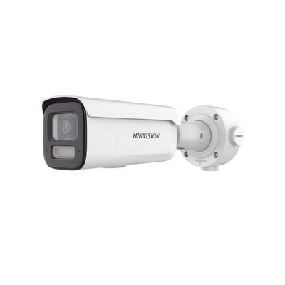 Bala IP 4 Megapixel / Imagen a Color 24/7 / Lente 2.7 - 13.5 mm / Luz Blanca 60 mts / WDR 130 dB / Exterior IP67 / IK10 / Captura Facial / Videoanaliticos / AcuSense