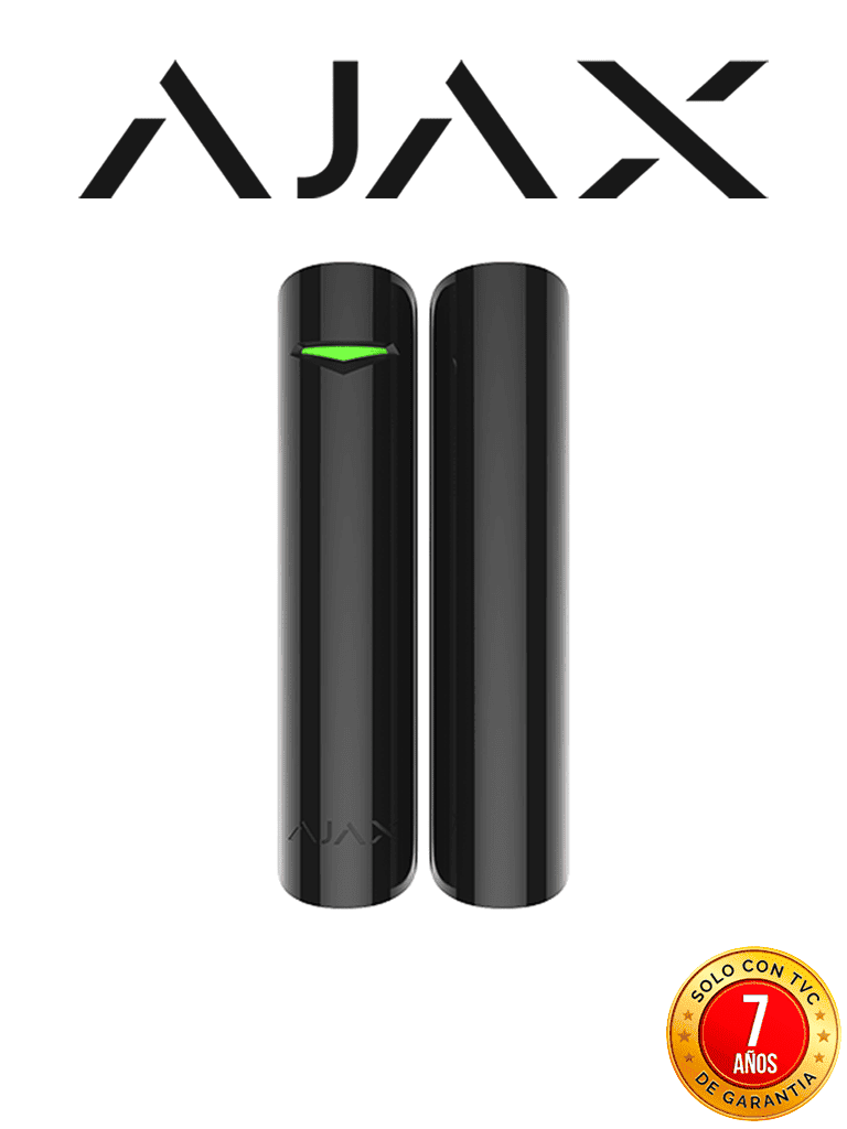 AJAX  DoorProtectPlusB - Detector de apertura, vibración e inclinación inalámbrico. Color Negro (28268.21.BL3)