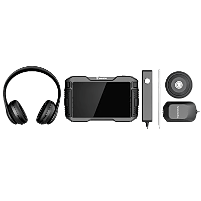 AD21 - Cámara de Imagen Acústica Portátil / DETECTAR FUGA DE AGUA / Pantalla táctil de 7" / IP66 PANTALLA IP54 SENSOR PORTATIL