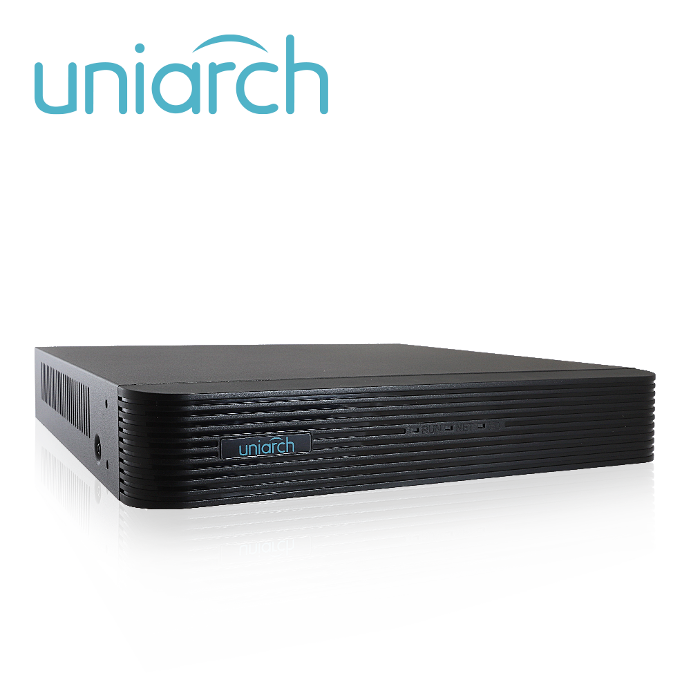 Imagen de NVR UNIARCH NVR-104E2-P4 / 4 CANALES / 4 CANALES POE  CAPACIDAD 1 DISCO DURO DE 6 TB / SALIDA HDMI / SALIDA VGA SIMULTANEAS / 40 MBPS / ULTRA265 / P2P (EZCLOUD)