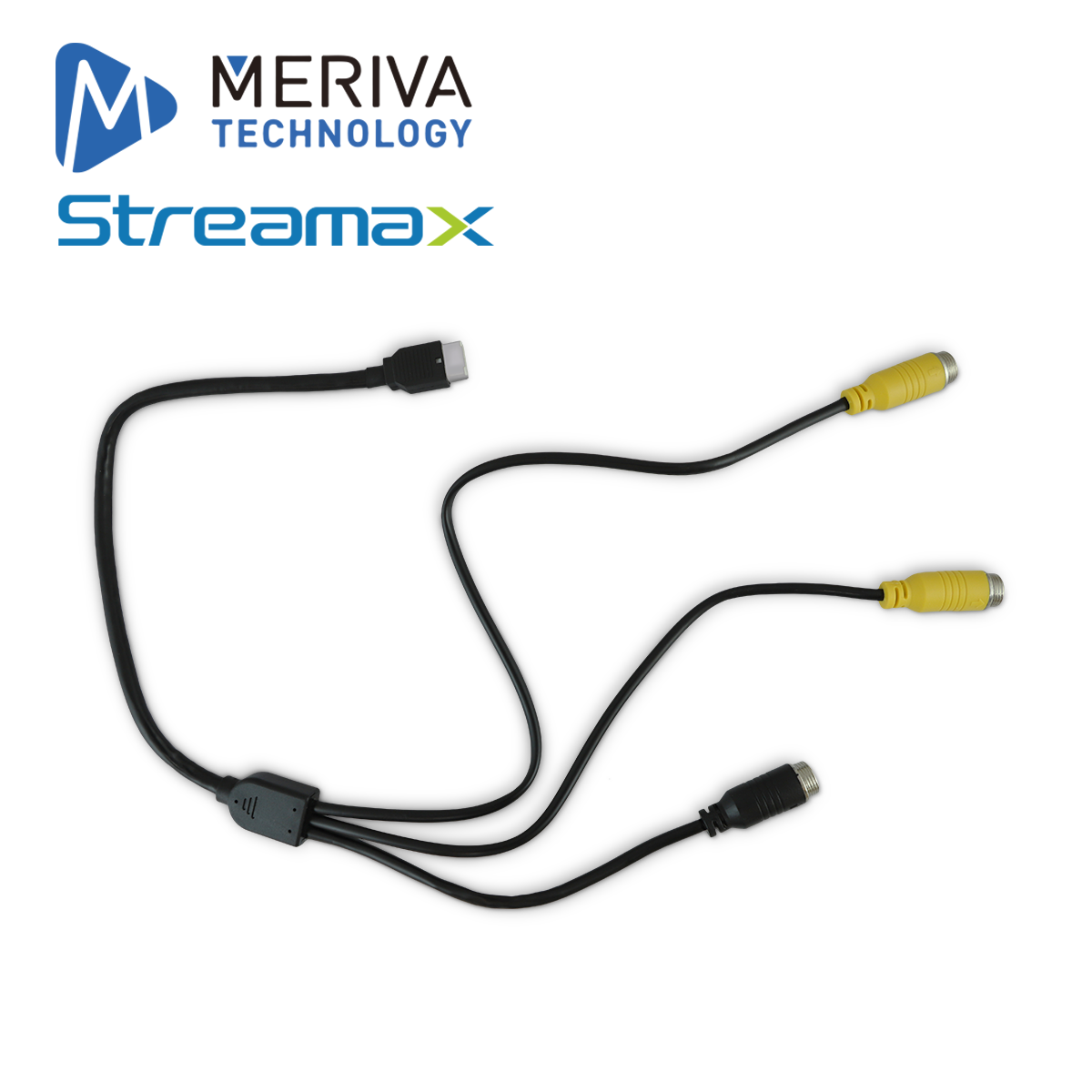 Imagen de CABLE DE ENTRADA Y SALIDA DE VIDEO MERIVA STREAMAX  ADPLUS-CABLE DE VIDEO / 2 ENTRADAS DE VIDEO ( 1 AHD 1 IP) / 1 SALIDA DE VIDEO 4 PINES / CPOMPATIBLE CON ADPLUS 2.0