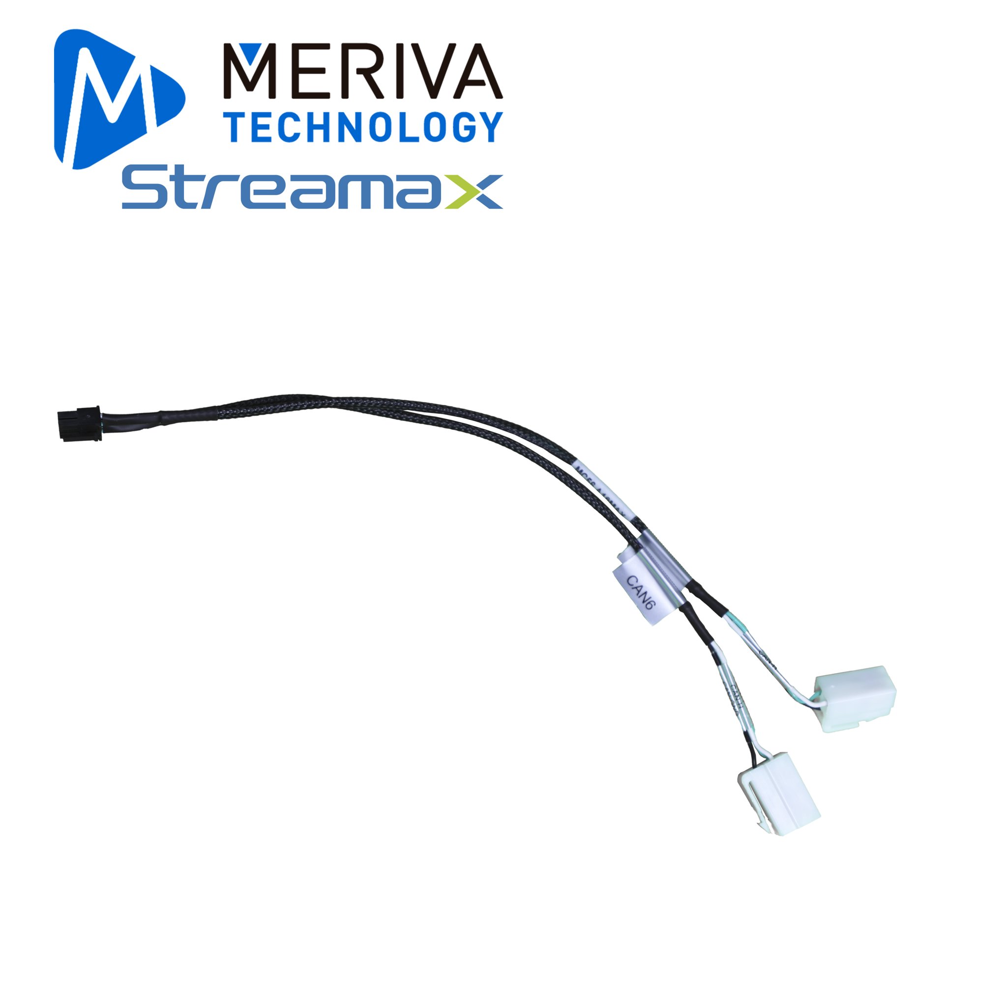 Imagen de CABLE DE CONEXION MERIVA STREAMAX MC56 A16MAX / CAN (5-6) / CONECTOR 5557 DE 8PIN / 30CM / COMPATIBLE CON DVR MOVIL A16MAX