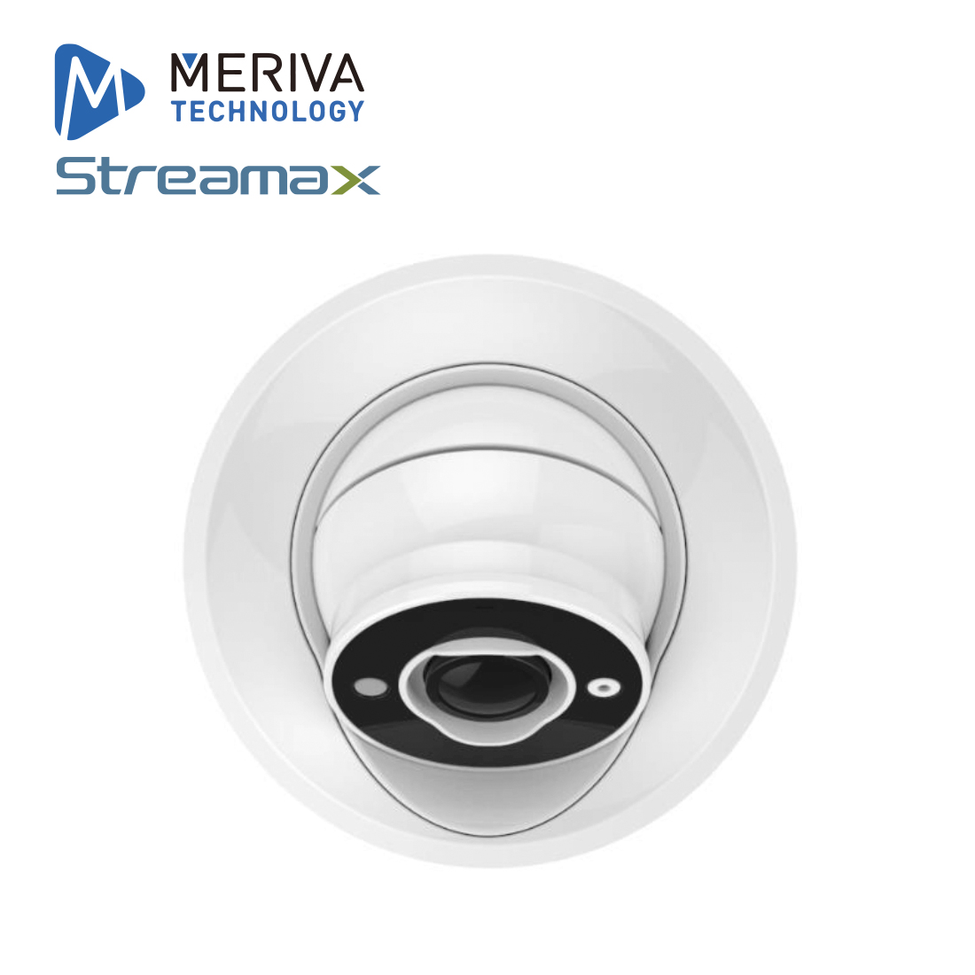 Imagen de CAMARA MINI DOMO MERIVA STREMAX / MCA39A / 2 MP 1080P / IR 5-10 MTS / MICROFONO INTEGRADO / CONECTOR DIN 4 PINES / COMPATIBLE CON MDVR´S MERIVA STREAMAX