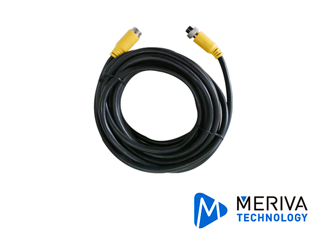Imagen de CABLE DIN DE AVIACION 4 PINES MERIVA TECHNOLOGY MCBL50 5M DE LARGO / COMPATIBLE PARA CÁMARAS HD SOLUCION MOVIL / USO EN INTERIORES / CONECTOR HEMBRA - MACHO / NEGRO
