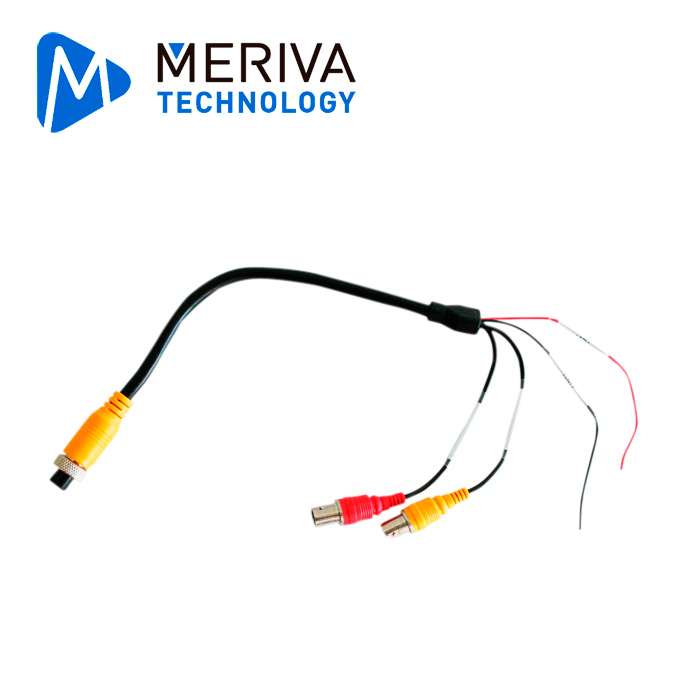 Imagen de CABLE CONVERTIDOR PARA CAMARAS AHD CON CONECTOR BNC A DIN DE AVIACION MERIVA TECHNOLOGY MODELO MVA-BNCDIN COMPATIBLE CON TODAS LAS SERIES DE GRABADORES (EXCEPTO MDC220 / MDC230 Y MDC240)