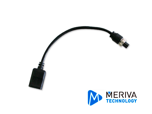 Imagen de CABLE CONVERTIDOR DIN DE AVIACION-RJ45 MERIVA TECHNOLOGY / PROGRAMACION POR RED / CONEXION DE CAMARA IP COMPATIBLE CON TODOS LOS GRABADORES MOVILES (EXCEPTO MDC220, MDC230 Y MDC240)