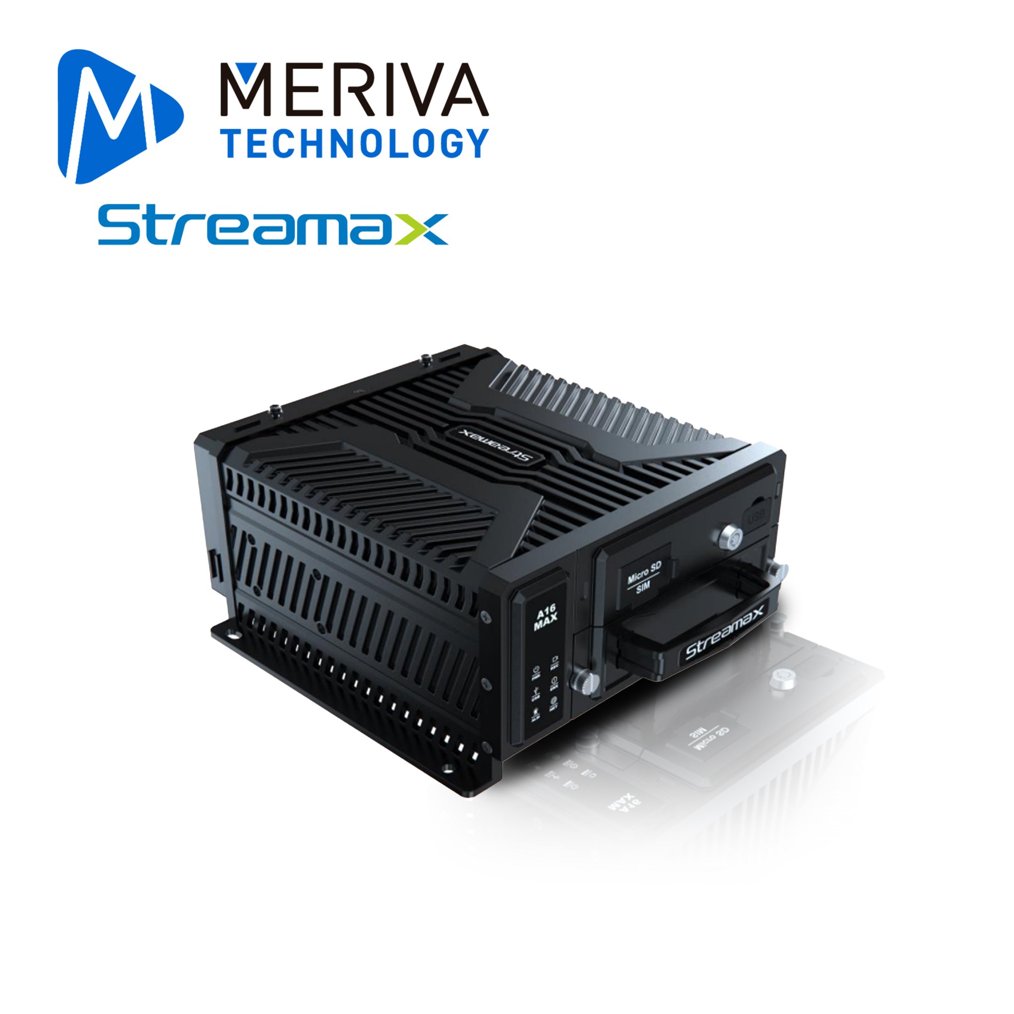 Imagen de MDVR 24 CH MERIVA STREAMAX MA16MAX / 12 CH AHD / 12 CH IP / EC25AU / WIFI / GPS