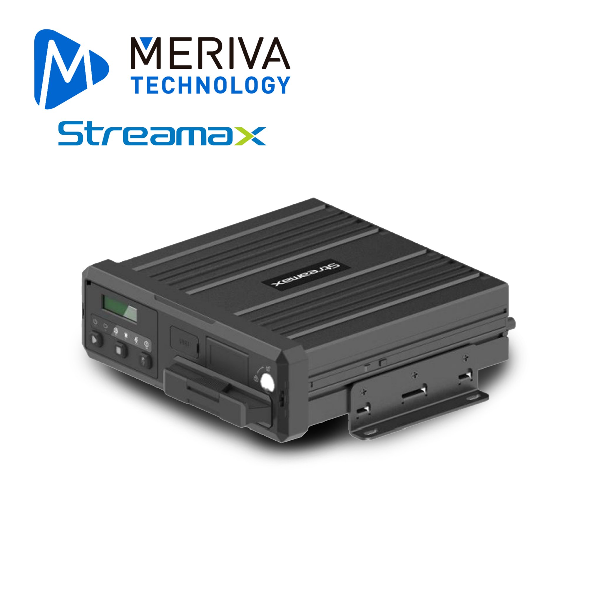 Imagen de MDVR MOVIL AHD 8CH MERIVA STREAMAX MV3N-ALPR / 2MP / 4CH AHD + 4CH IP / H.265 / SALIDAS DE VIDEO 1 CVBS + 1 VGA / 8 ENTRADAS + 1 SALIDA DE AUDIO / 8 - 36 VCD / WIFI / 3G / 4G / BLUETOOTH / GPS / SENSOR G / SOPORTA 1 SD HASTA 256GB (NO INCLUIDA)