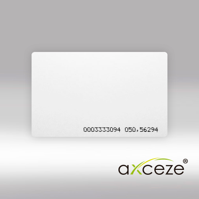 Imagen de TARJETA DE PROXIMIDAD AX-IDC DELGADA CON CÓDIGO IMPRESO FRECUENCIA DE 125KHZ COMPATIBLE CON EQUIPOS ID