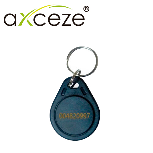 Imagen de LLAVERO DE PROXIMIDAD AX-TAG100 MARCA AXCEZE FRECUENCIA DE 125KHZ ENCAPSULADO NEGRO CON CODIGO ESCRITO AL FRENTE  LECTURA EFECTIVA A UNA DISTANCIA DE 2.5 A 10 CM.