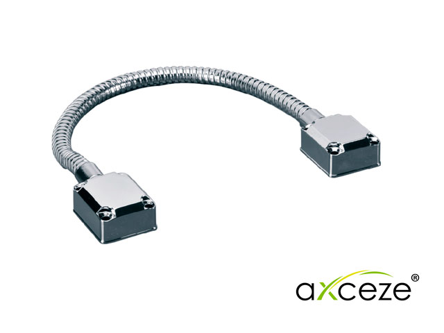 Imagen de PASACABLES METÁLICO AXECEZE AX-LOOP20 INSTALACIÓN SOBREPUESTO DIÁMETRO DE 12.7MM IDEAL PARA PROTEGER CABLES EN ZONAS DE POSIBLE APLASTAMIENTO