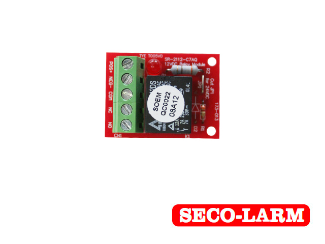 Imagen de RELEVADOR MINI SR-2112-C7AQ SECO-LARM 1 PIEZA OPERA CON 12VCD 35mA / 24VCD 40MA SOPORTA HASTA 40AMP