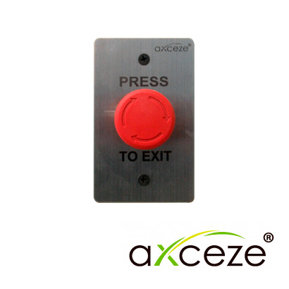 Imagen de BOTON DE PARO O EMERGENCIA AXCEZE  AX-L60 COLOR ROJO BOTON PUSH CON ENCLAVE FORMA HONGO    PARA USO RUDO     CUENTA CON LOS ESTADOS N.O. Y   N.C.  MEDIDAS 115 X 70 X 40 MM