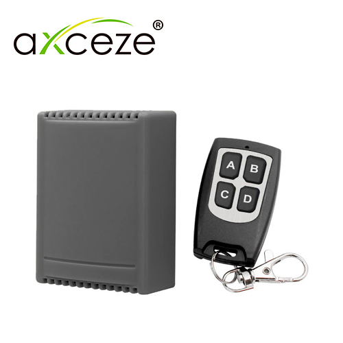 Imagen de RECEPTOR INALAMBRICO CON CONTROL REMOTO DE 4 BOTONES AXCEZE AX-REC40