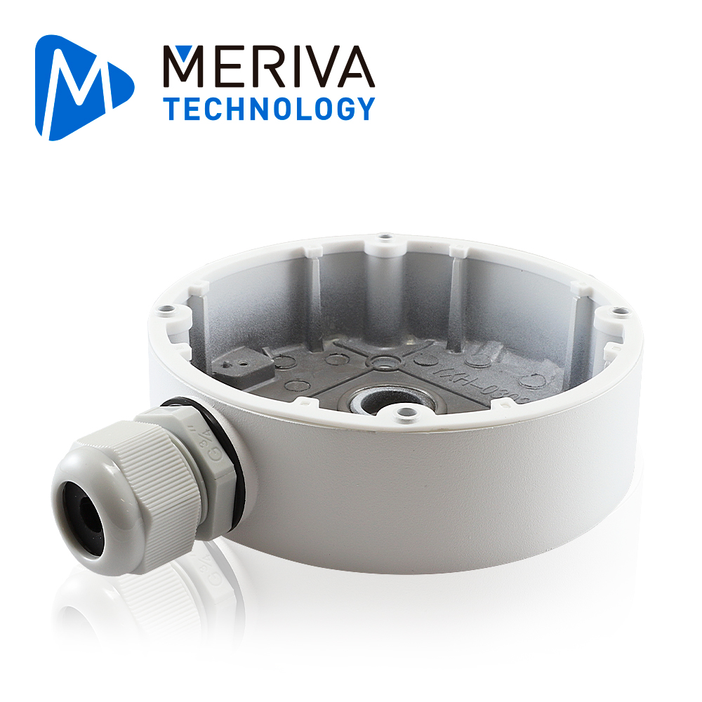 Imagen de CAJA DE CONEXIONES  REDONDA MERIVA TECHNOLOGY MVA-JB0207 / MONTAJE EN PARED O TECHO / COMPATIBLE CON LAS CAMARAS MVD-EB200ZA / MSC-8314Z / MSC-5311