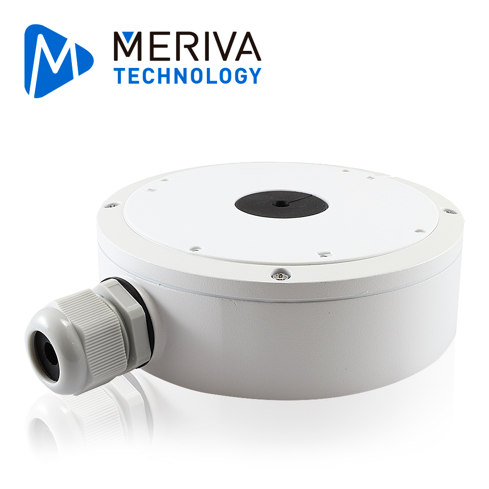 Imagen de CAJA DE CONEXIONES REDONDA MERIVA TECHNOLOGY MVA-JB0303 /  MONTAJE EN PARED O TECHO / COMPATIBLE CON LA CAMARA MVD-EB600ZA