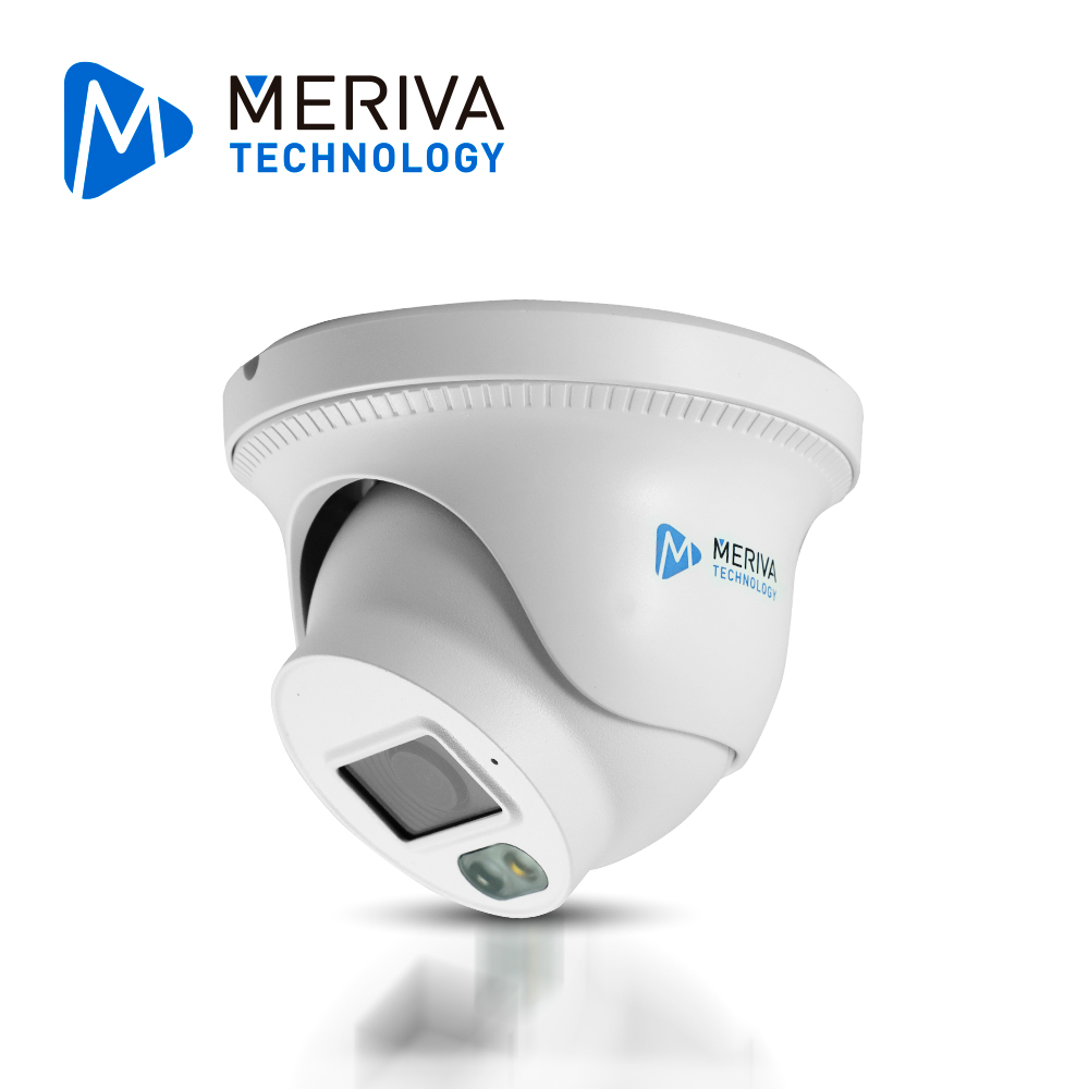 Imagen de CAMARA IP DOMO TURRET MERIVA TECHNOLOGY MTD-400S4LD / 4 MP / H.265+ / 2.8MM / ILUMINACION DUAL (20 - 30 M   IR / 10 - 20 M LUZ BLANCA) / IP67 / METAL-PLASTICA / 12 VCD / POE / MICROFONO INTEGRADO / MIA 2.0 / ONVIF / VIDEO ESTRUCTURADO INTRUSION - CRUCE DE LINEA
