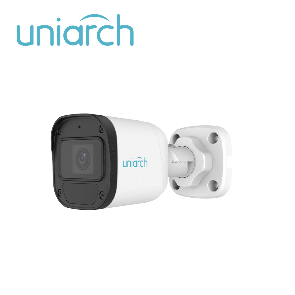Imagen de CAMARA IP MINI BULLET UNIARCH IPC-B122-APF28-E / 2MP / LENTE FIJO 2.8 MM / ULTRA 265 / DWDR / ROI / DIGITAL DEFOG / IR 30M / POE AT / 12VCD / IP67 / ONVIF
