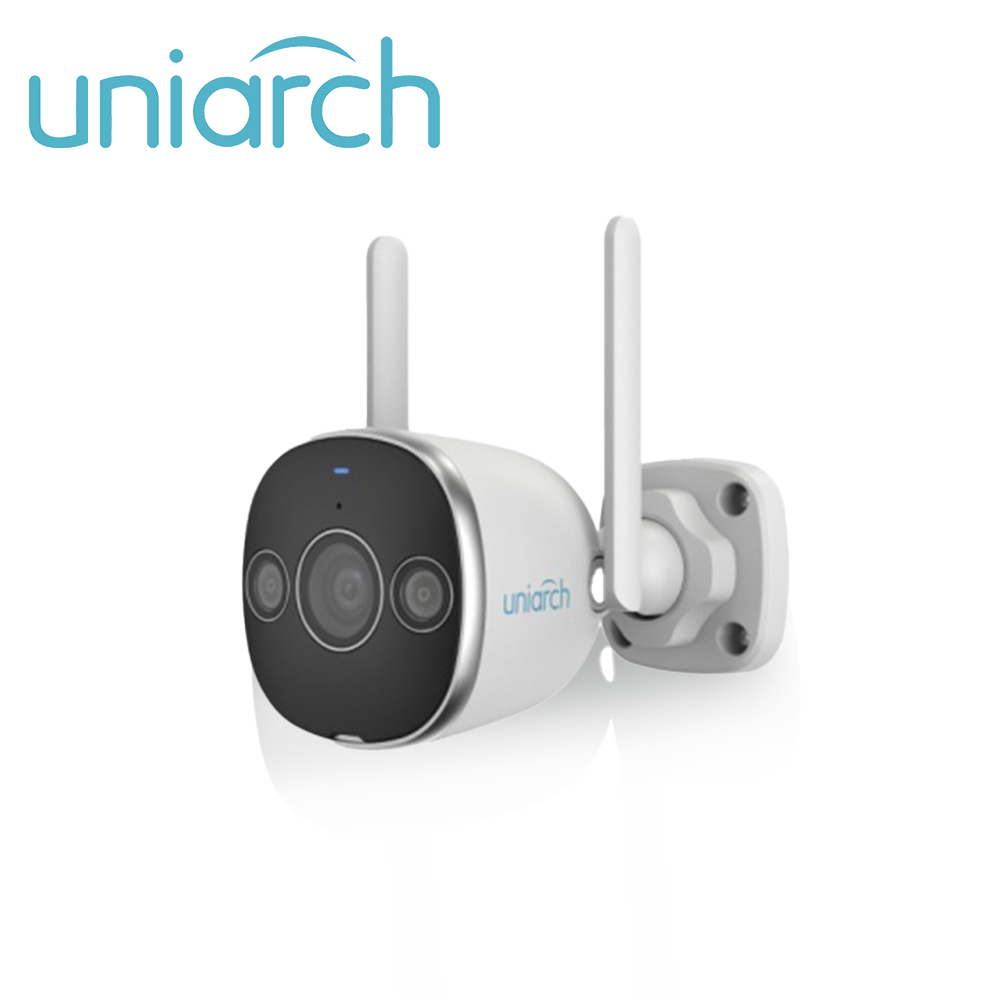 Imagen de CAMARA IP BULLET WIFI UNIARCH UHO-B2D-M3F3D / 3MP / LENTE 2.8MM / DWDR / IR20M / LUZ-CALIDA(DUAL-LIGHT) / MICROSD128GB / MICROFONO+ALTAVOZ-INTEGRADO / ULTRA-MOTION-DETECTION / IP67 / 3-AXIS / ULTRA265 / 12VCD / SERIE PANDA