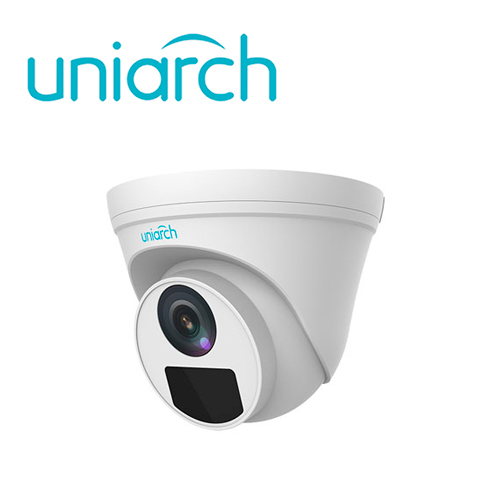 Imagen de CAMARA IP DOMO UNIARCH TURRET IPC-T125-APF28 / 5MP / ULTRA265 / LENTE 2.8 MM / IP67 / DWDR / MICROFONO INTEGRADO / DIGITAL DEFOG / IR 30M / POE Y 12VCD