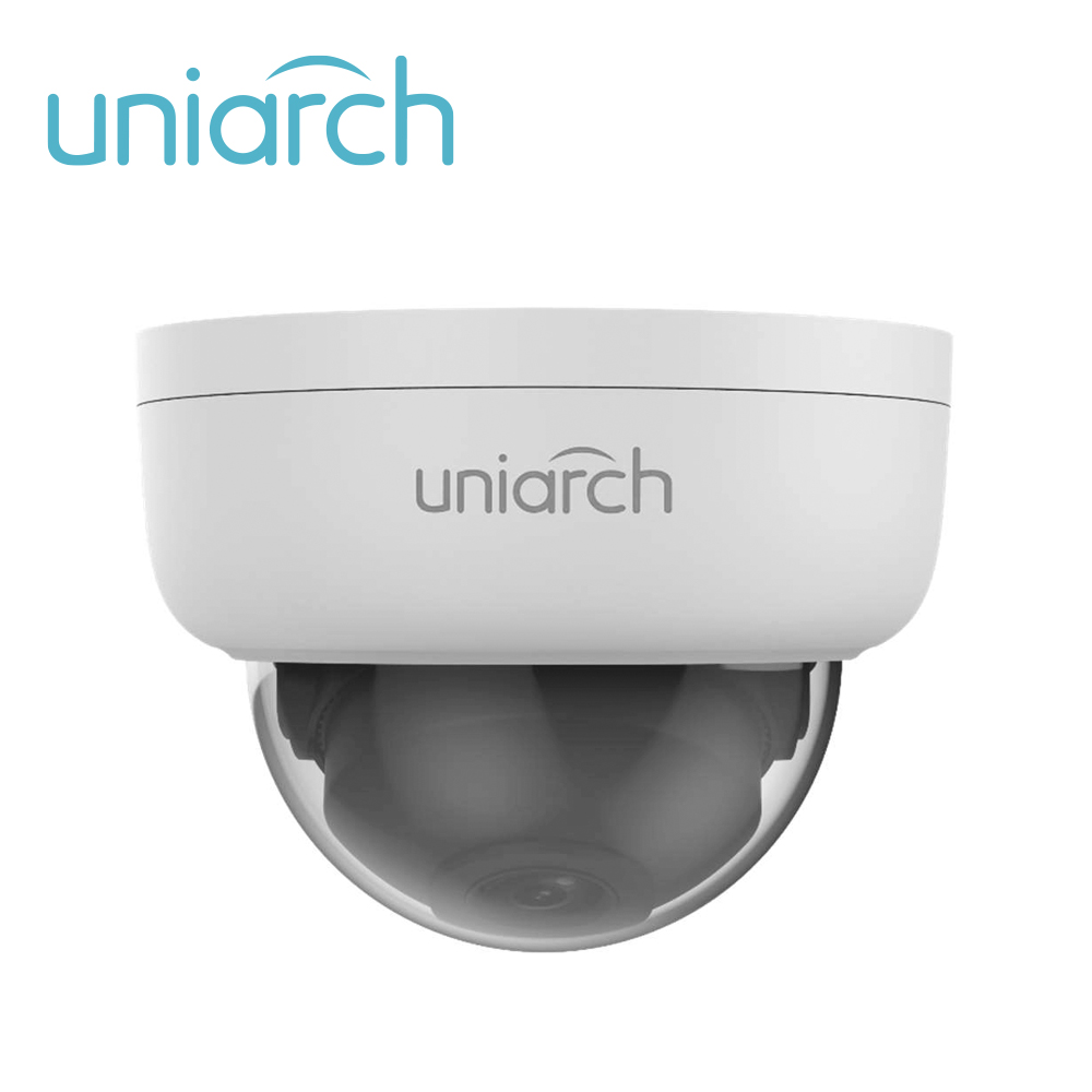 Imagen de CAMARA IP DOMO UNIARCH IPC-D122-PF28K / 2MP / ULTRA265 / LENTE FIJO 2.8 MM / IR 30M / RANURA PARA MICRO SD HASTA 128 GB / IP67