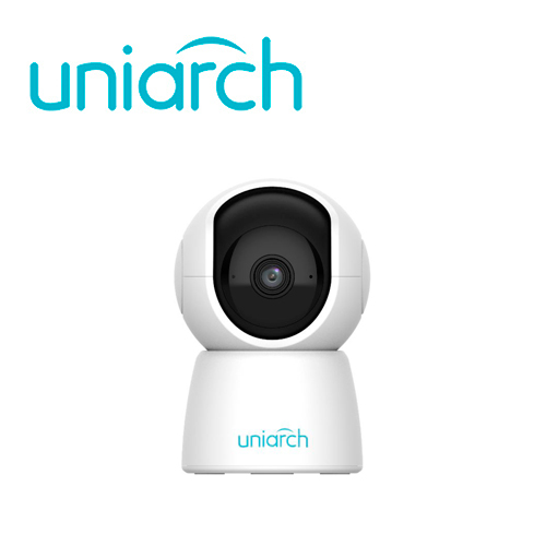 Imagen de CAMARA IP MINI PT UNIARCH UHO-S2E / 2MP / ULTRA 265 / 5 VCC / DWDR / LENTE FIJO DE 3.6 MM / IR HASTA 10 M / MICROFONO Y ALTAVOZ INTEGRADO / HUMAN BODY DETECTION / AUTOTRACKING / RANURA PARA MICRO SD HASTA 256 GB / /WIFI 2.4 GHZ / IP66