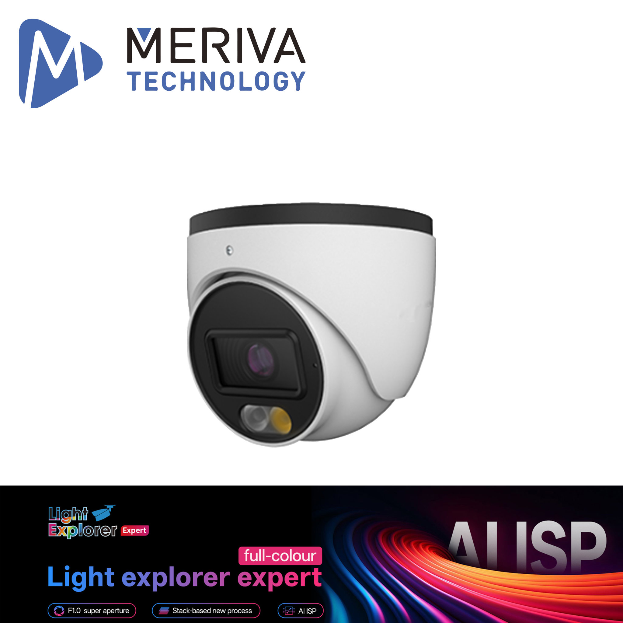 Imagen de CAMARA IP TURRET MERIVA TECHNOLOGY MTD-400UC / 4MP / H.265+ / 2.8MM / ULTRA COLOR AI ISP LUZ CALIDA 20M / IP67 / METALICA / 12 VCD / POE / SOPORTA MICRO SD HASTA 256 GB (NO INCLUIDA) / ENTRADA DE AUDIO / MICROFONO INTEGRADO / MIA 2.0 / ONVIF / VIDEO ESTRUCTURADO INTRUSION - CRUCE DE LINEA - OBJETO PERDIDO O ABANDONADO