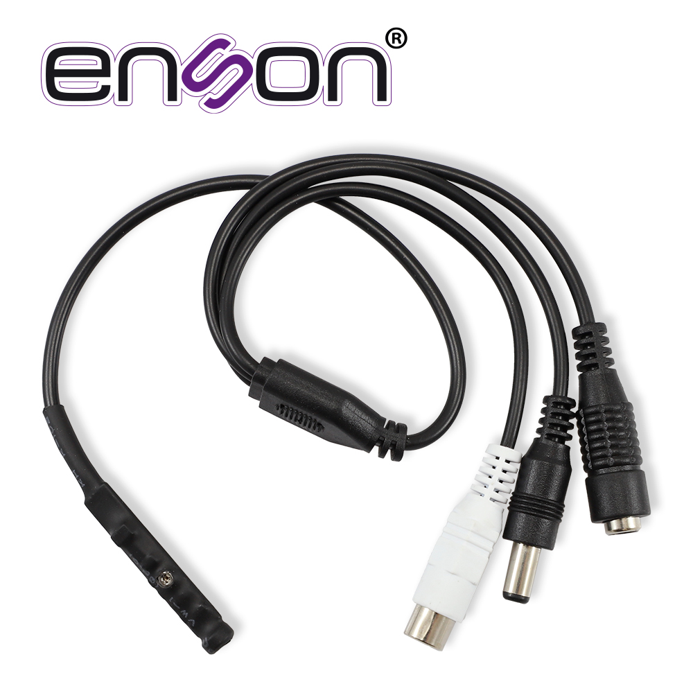 Imagen de MICROFONO ENSON PA4MIC -35DB OMNIDIRECCIONAL CON PERILLA DE AJUSTE DE GANANCIA 12VDC IN/OUT Y CONECTOR RCA