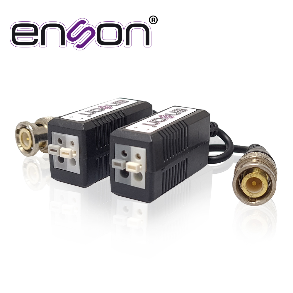 Imagen de TRANSCEPTORES HD 2MP ENSON ENS-VT100 AHD/TVI/CVI PUSH-IN CON CONECTOR, AISLADOR DE RUIDO Y PROTECTOR DE VOLTAJE. CONECTOR 100% COBRE