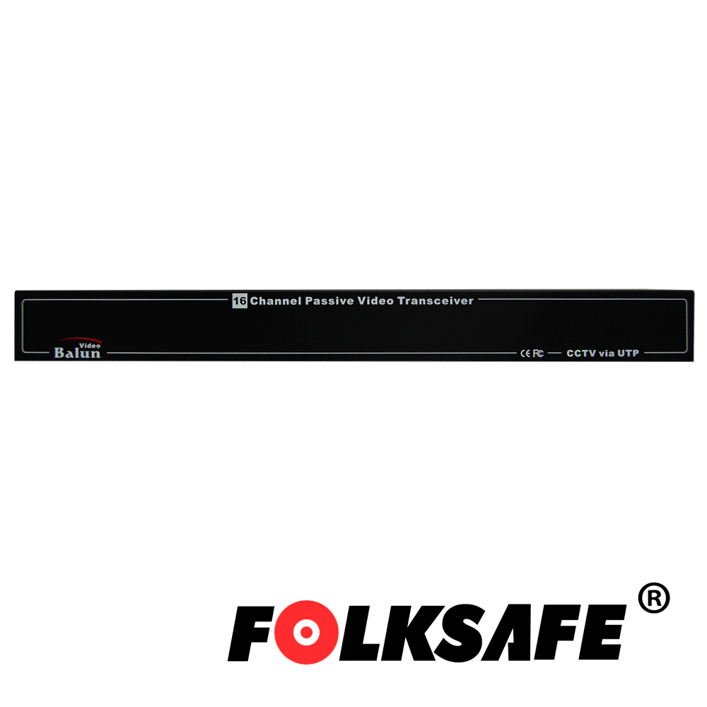 Imagen de TRANSCEPTOR DE VIDEO PASIVO, HUB 16 CANALES HD FOLKSAFE FS-HDP4616, COMPATIBLE CON TODAS LAS MARCAS DE CÁMARAS CON FORMATO HD-CVI, HD-TVI Y AHD, DISTANCIA MÁxIMA DE 320MTS DE CABLEADO PARA VIDEO AHD 1.3MP, CUENTA CON PROTECCIÓN DE DESCARGAS DE 2KV EN ENTRADA/SALIDA DE VIDEO.