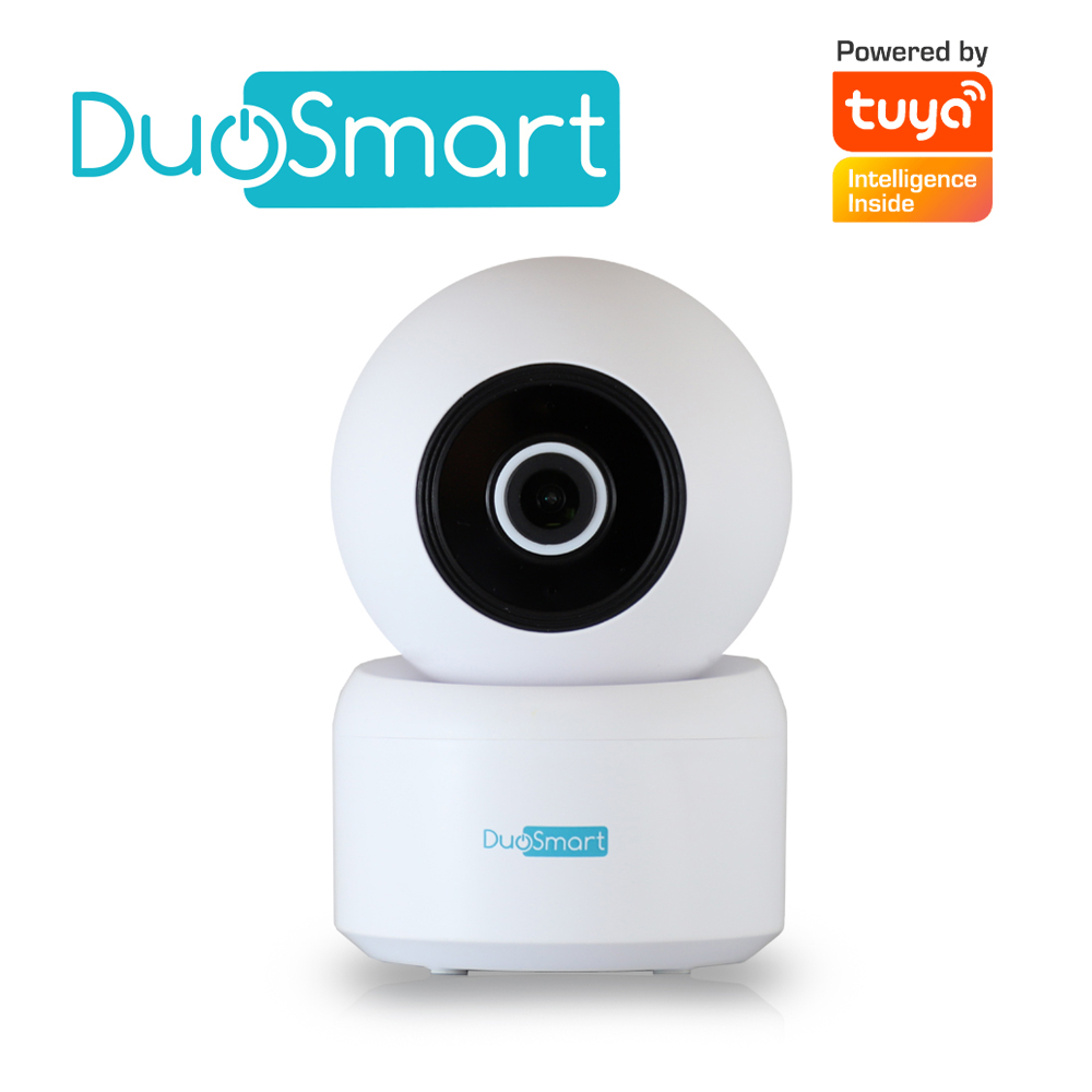 Imagen de CAMARA INTELIGENTE CON MOVIMIENTO PT WIFI 2.4 GHZ DUOSMART E21 PARA INTERIOR FULL HD 3MP COMPATIBLE CON APP DUOSMART SOPORTA MICROSD DE HASTA 128 GB (NO INCLUIDA) CON AUDIO BIDIRECCIONAL