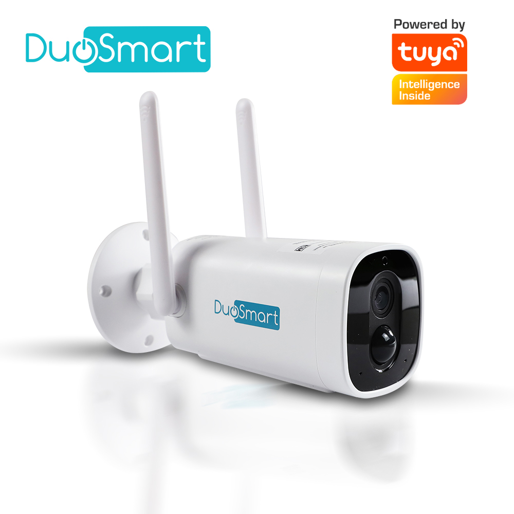 Imagen de CAMARA INTELIGENTE 100 POR CIENTO INALAMBRICA DUOSMART E41 WIFI 2.4 GHZ 3MP COMPATIBLE CON APP DUOSMART CON BATERIA RECARGABLE INTEGRADA DE LARGA DURACIÓN CON AUDIO BIDIRECCIONAL GRABACION POR DETECCION DE MOVIMIENTO EN MICROSD DE HASTA 128GB (NO INCLUIDA)