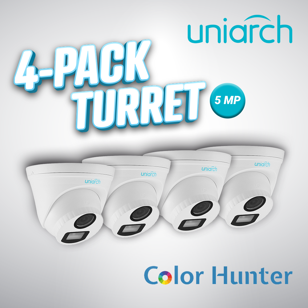 Imagen de 4-PACK TURRET 5MP COLORHUNTER