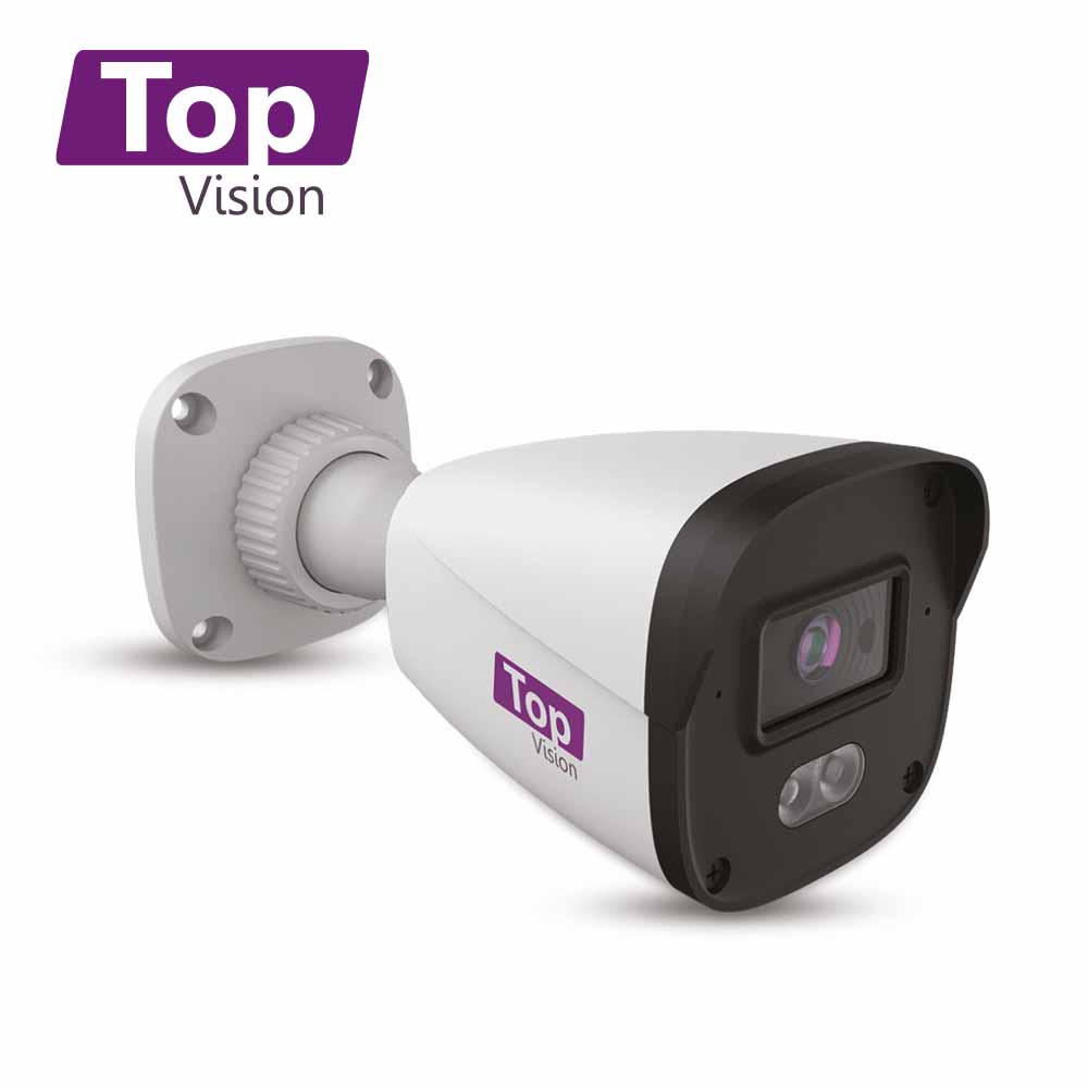 Imagen de CAMARA HD BULLET TOPVISION TBDL500A / 5MP / AHD/TVI/CVI/SD / 2.8MM / 30M IR - 20M LUZ CALIDA LUZ DUAL / MICROFONO INTEGRADO / IP67 / COC / CARCASA METAL - PLASTICA / 12VCD / IMAGEN A COLOR 24X7 AUDIO POR COAXIAL O UTP