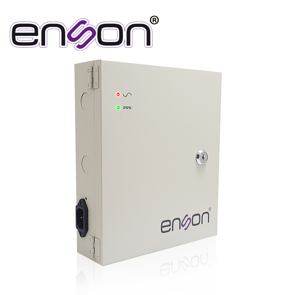 Imagen de FUENTE DE PODER TIPO CAJA ENSON PSB-1209 12VDC 10A 9 CANALES DE 1.1A CADA UNO IDEAL PARA CCTV Y CONTROL DE ACCESO