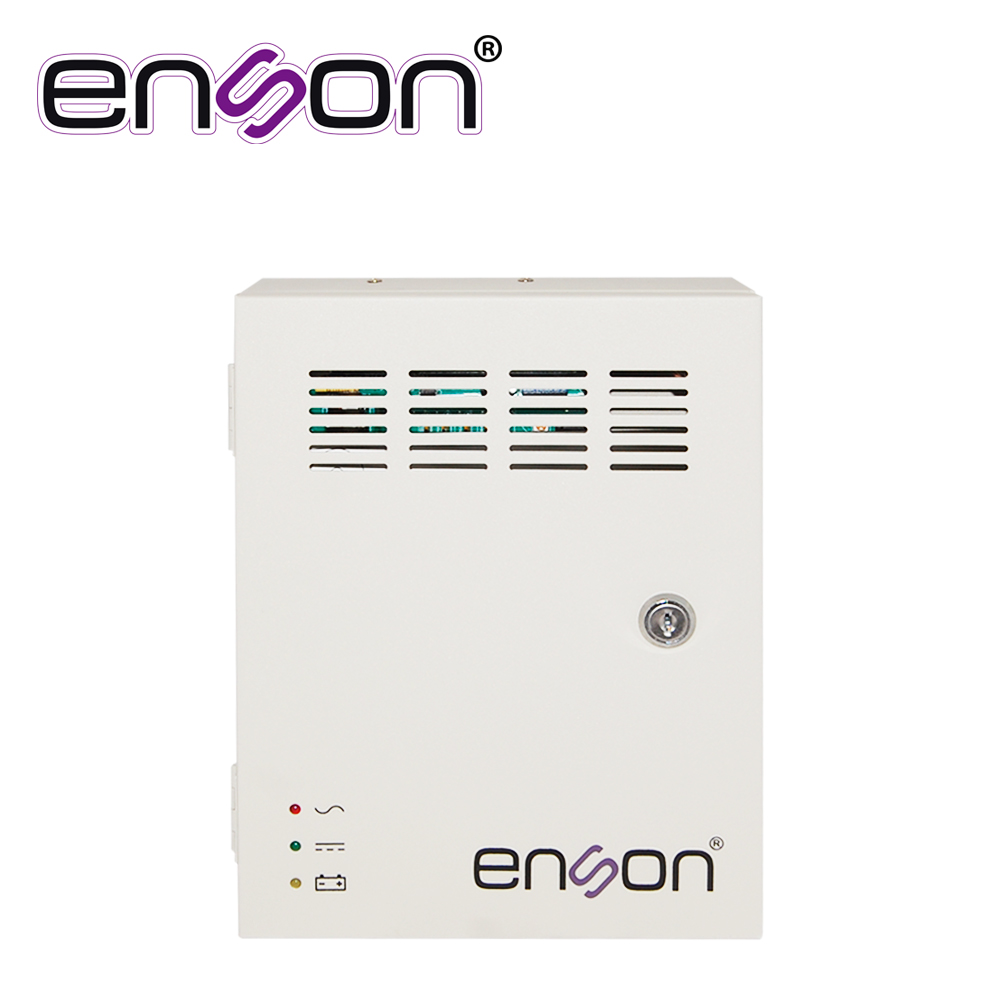 Imagen de FUENTE DE PODER TIPO CAJA ENSON PSB-1204BACKUP 12VDC 3A 4 CANALES DE 0.75A CADA UNO Y SOPORTE DE BATERIA DE RESPALDO (NO INCLUYE BATERIA) IDEAL PARA CCTV Y CONTROL DE ACCESO, BATERIA COMPATIBLE BT412