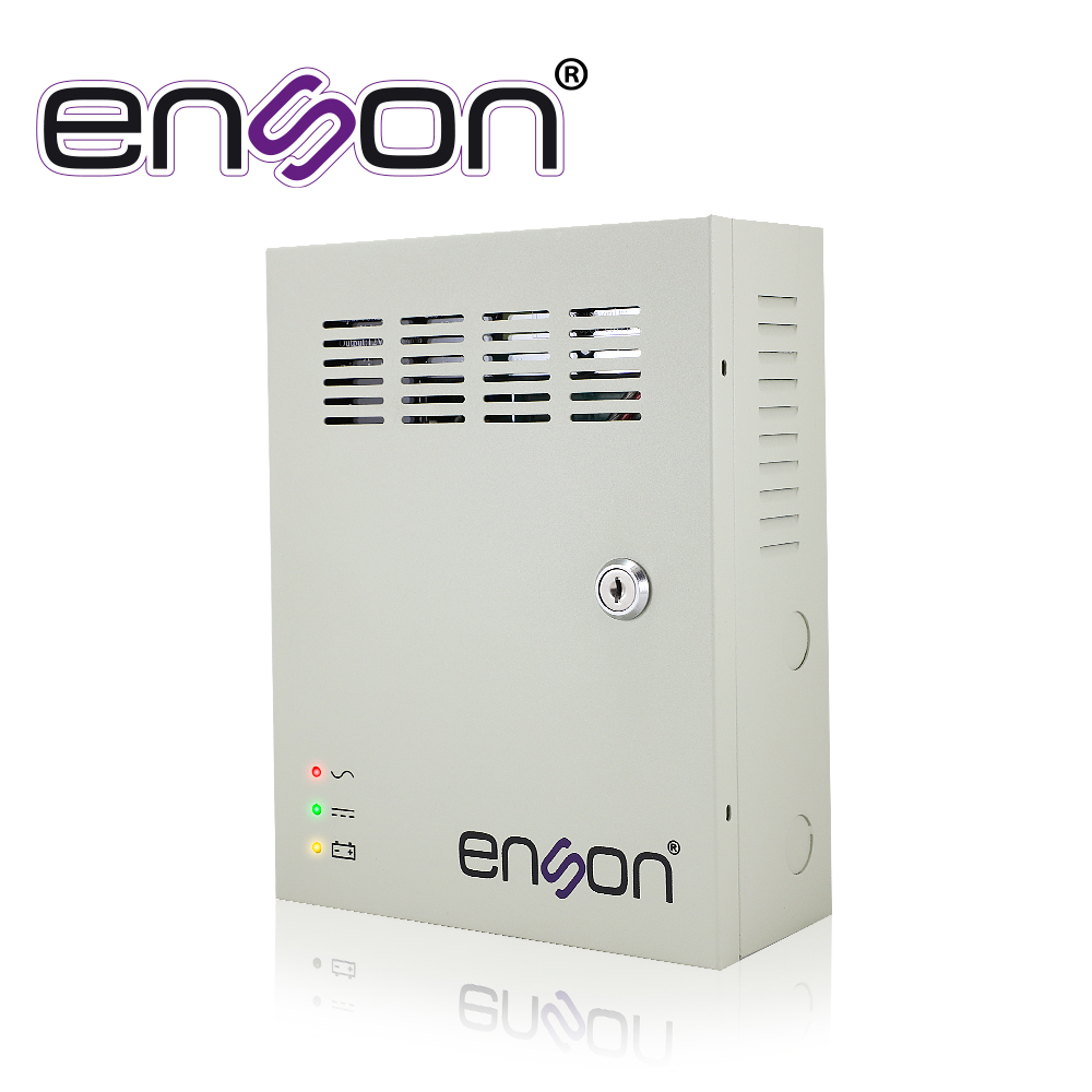 Imagen de FUENTE DE PODER TIPO CAJA ENSON PSB10A-1209BACKUP 12VDC 10AMP 9 CANALES DE 1.1AMP CADA UNO ESPACIO PARA BATERÍA DE RESPALDO (NO INCLUYE BATERÍA) IDEAL PARA CCTV Y CONTROL DE ACCESO, BATERIAS COMPATIBLES BT412/BT712/BT912