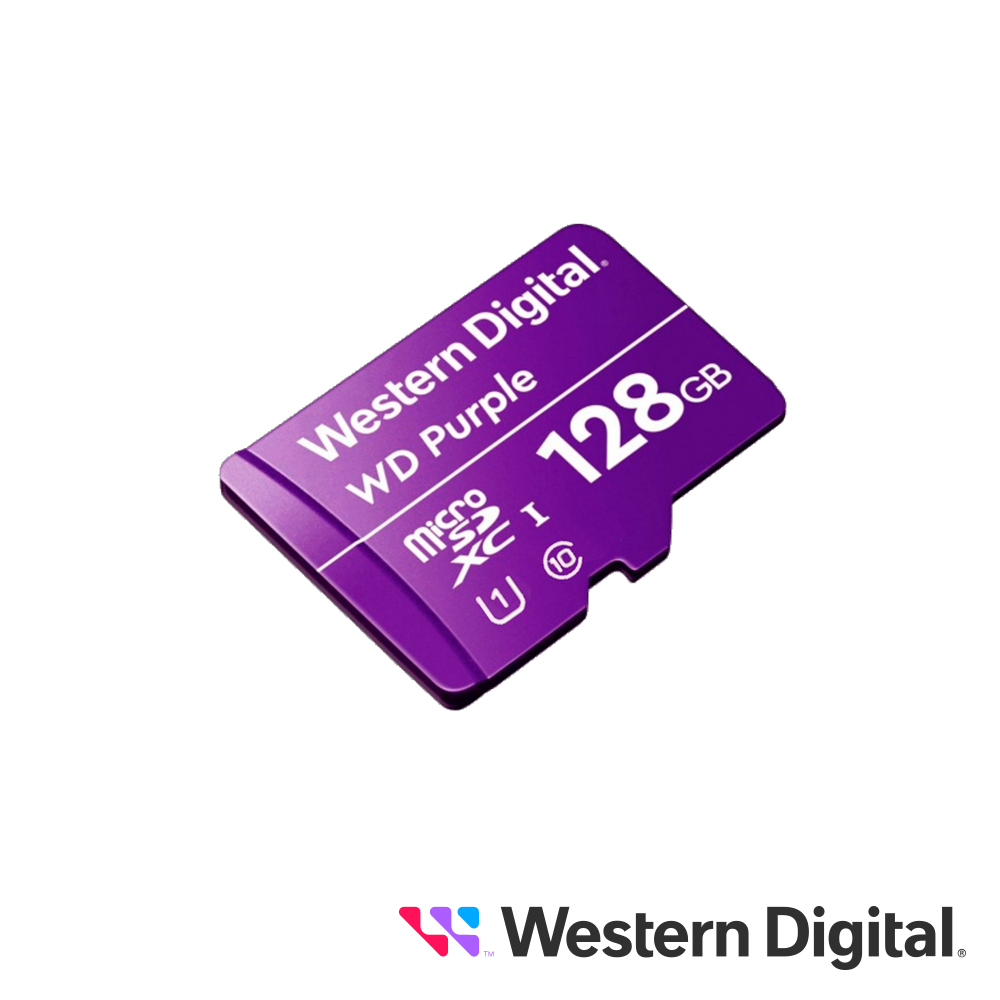 Imagen de TARJETA MEMORIA MICRO SDXC WD PURPLE 128GB WDD0128G1P0C OPTIMIZADA PARA VIDEOVIGILANCIA ESPECIAL CAMARAS IP Y DVR MOVIL