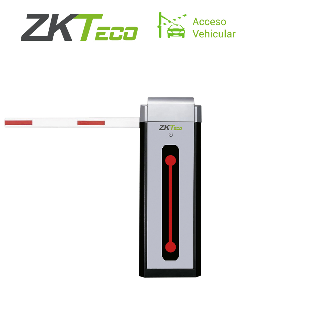 Imagen de BARRERA VEHICULAR ZKTECO CMP300R CON BRAZO TELESCOPICO RECTO SENTIDO DERECHO VELOCIDAD DE CIERRE 3 SEGUNDOS ALIMENTACION ELECTRICA 110VCA APERTURA MANUAL EN CASO DE FALLA ELECTRICA COMPATIBLE CON PANELES DE ACCESO, ANTENAS VEHICULARES Y CAMARAS LPR