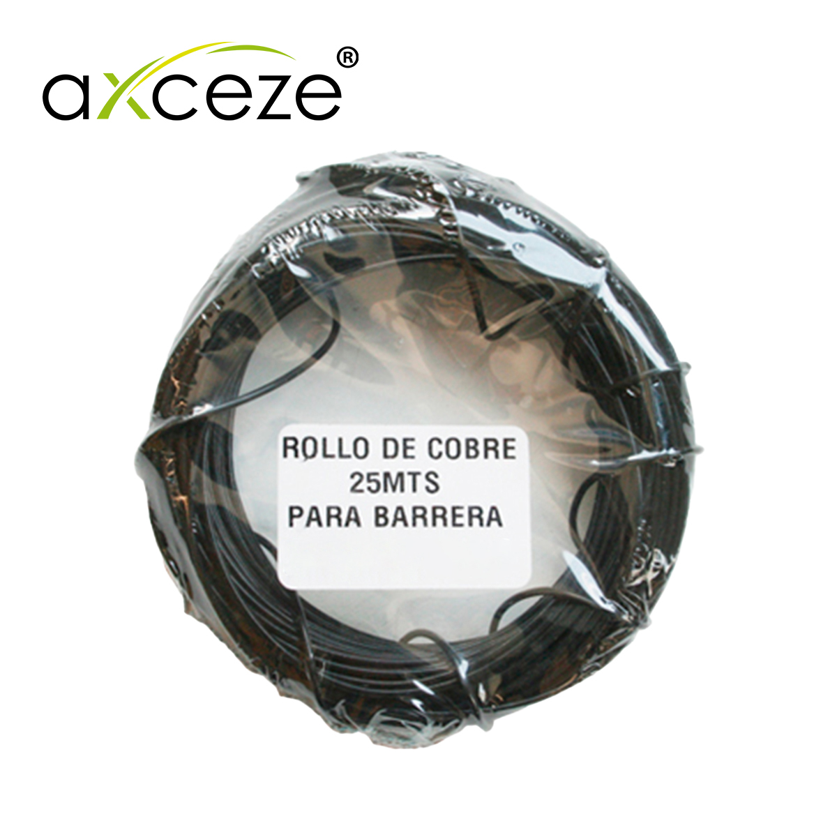 Imagen de ROLLO DE COBRE CALIBRE 16 CON FORRO AXCEZE AX-ROLLO25 CON LONGITUD DE 25 METROS  IDEAL PARA CREAR LA BOBINA O LOOP COMPATIBLES CON SENSORES DE MASA
