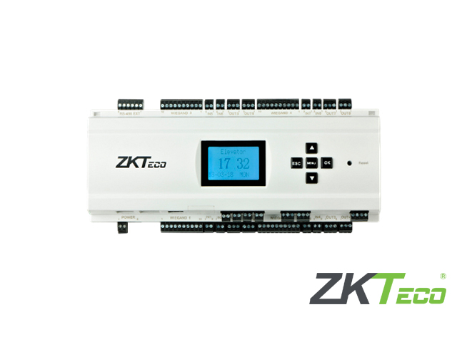 Imagen de PANEL DE CONTROL DE ELEVADOR ZKTECO EC10 CONTROLA 10 PISOS COMPATIBLE CON ELEVADORES ANALOGICOS CAPACIDAD 3000HUELLAS/30,000TARJETAS125KHZ/100,000REGISTROS TCP/IP/RS485 COMPATIBLE CON LECTORAS FR1200/FR1500 EXPANDIBLE HASTA 58 PISOS CON 3 TARJETAS EX16 NECESITA LICENCIA DEL SOFTWARE ZKBIO CVSECURITY MODULO DE ELEVADOR (SE DEBE COTIZAR EL SOFTWARE ZKBIO CVSECURITY EN SU MÓDULO DE ELEVADOR)