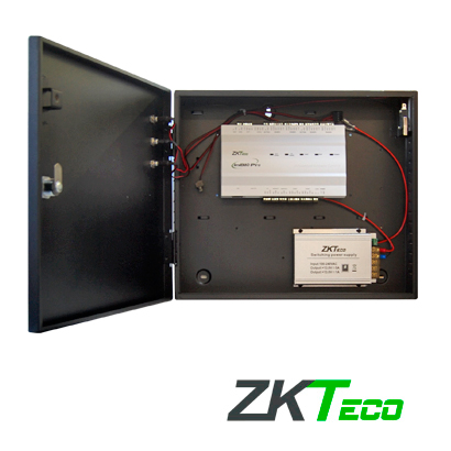 Imagen de PANEL DE CONTROL DE ACCESO AVANZADO GREENLABEL ZKTECO INBIO260PROBOX KIT GABINETE Y FUENTE 2 PUERTAS  4 LECTORAS  20,000 HUELLAS,  60,000 TARJETAS,  100,000 REGISTROS TCPIP/RS485/ 2 IN AUXILIARES 2 OUT AUXILIARES COMPATIBLE CON LECTORAS KR502E, KR502E RS, KR503E, FR1200, FR1500S,  COMPATIBLE CON SOFTWARE ZKBIO CVSECURITY MODULO DE ACCESO