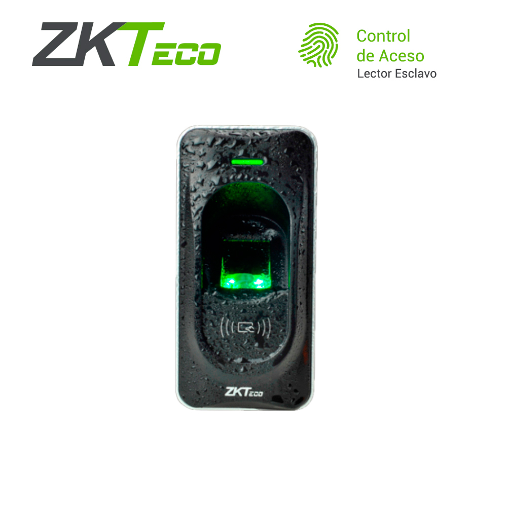 Imagen de LECTOR BIOMETRICO Y PROXIMIDAD PARA PANEL INBIO ZKTECO FR1200 3000HUELLAS/30,000TARJETAS125KHZ RS485 REQUIERE PANEL INBIO Y ENROLADOR ZK9500