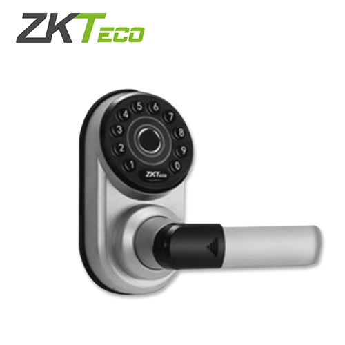 Imagen de CERRADURA DIGITAL PARA INTERIOR ML300 ZKTECO PERMITE LA APERTURA CON SMARTPHONE POR BLUETOOTH, HUELLAS, CONTRASEÑAS Y LLAVE OPERA CON 4 BATERÍAS AA *NO INCLUIDAS*, COMPATIBLE CON APP ZSMART