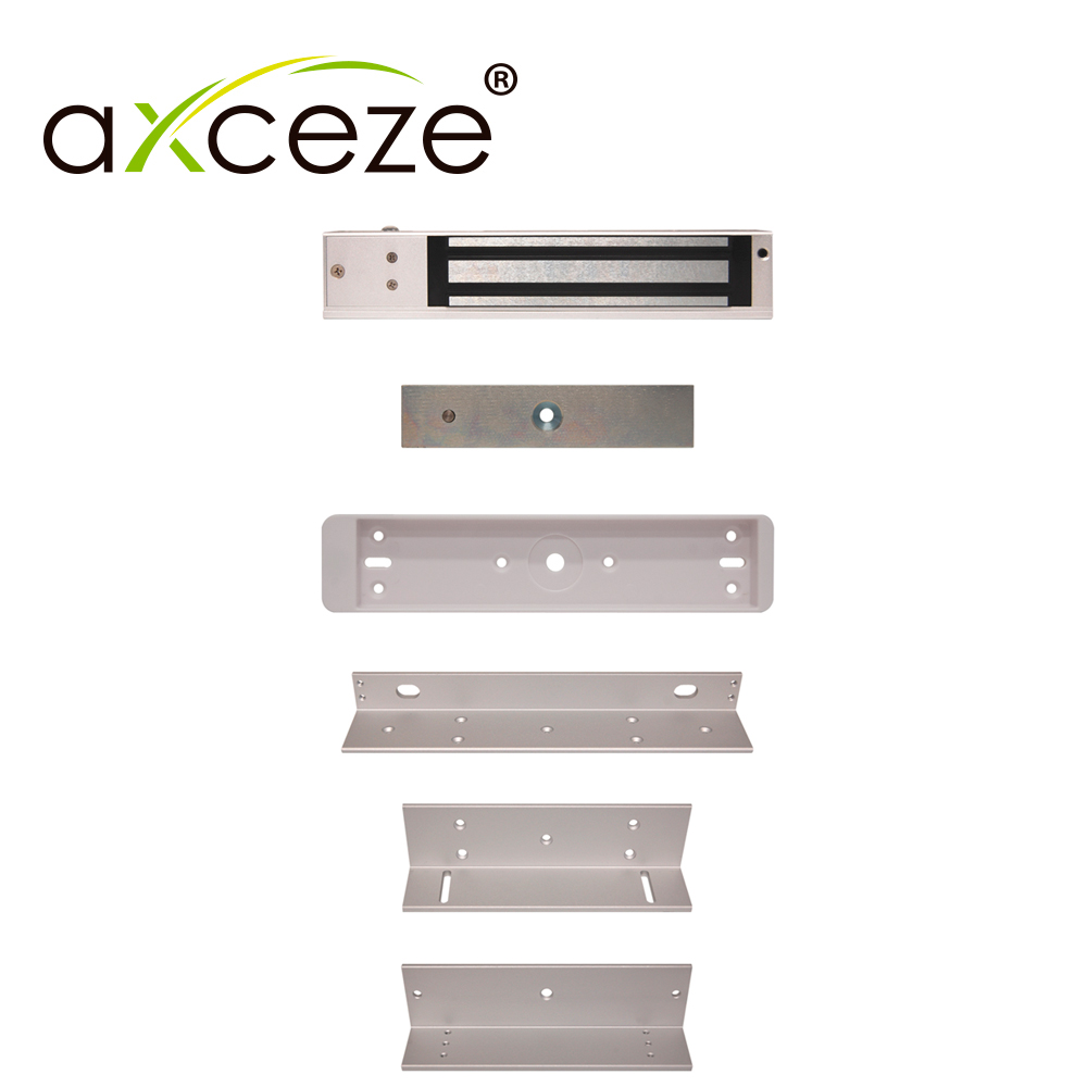 Imagen de MZL620 KIT CON 1x CHAPA MAGNETICA AX-M620LDS + 1x BRACKET TIPO ZL AX-M620ZL PARA PUERTA DE MADERA O METAL