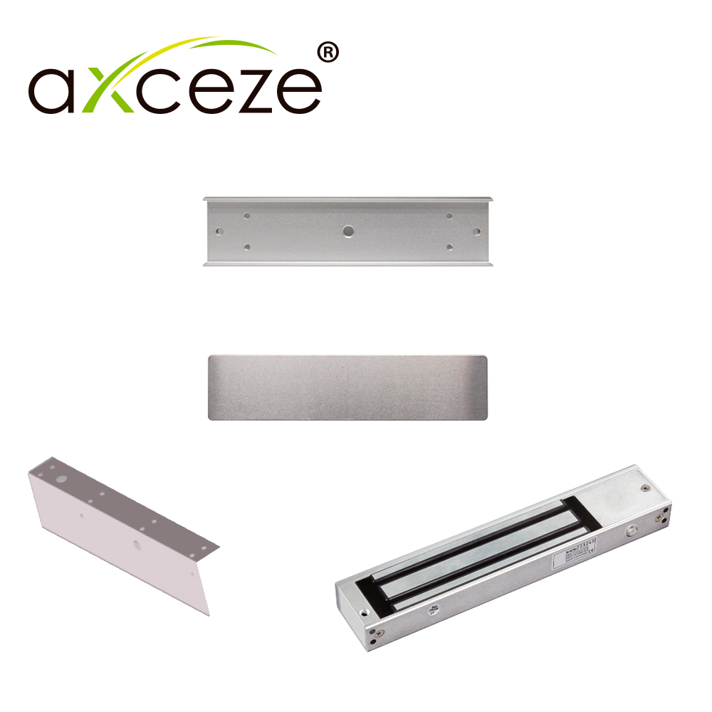 Imagen de MZLC620 KIT 1x CHAPA MAGNETICA AX-M620T + 1x BRACKET TIPO U AX-M620-U +1x BRACKET TIPO L AX-M620-L PARA PUERTA DE VIDRIO CON MARCO/TEMPORIZADOR