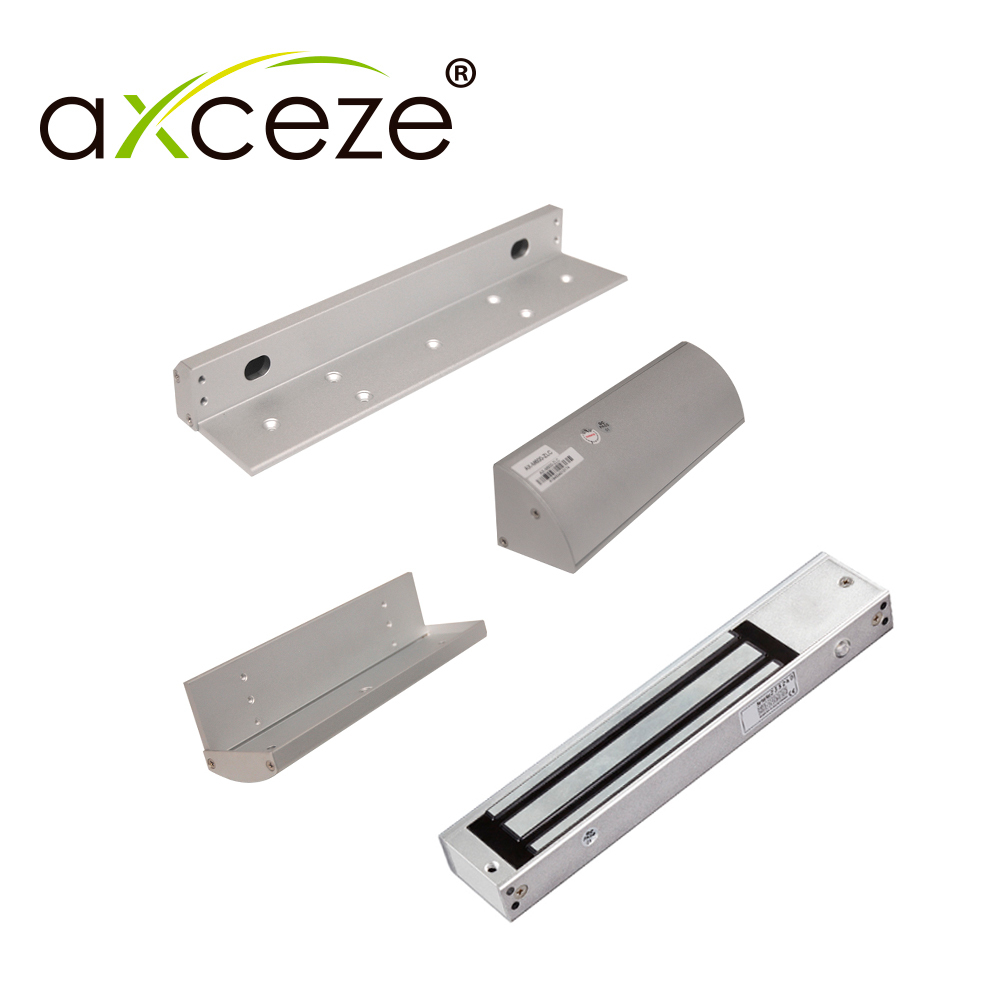 Imagen de MZT620 KIT CON 1x CHAPA MAGNETICA ELECTROIMAN AX-M620T + 1x BRACKET TIPO ZL AX-M620ZL